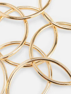 Pack De 8 Brazaletes De Metal