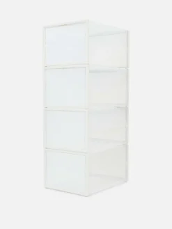 Pack De 4 Cajas Para Zapatos Apilables