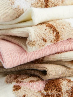 Pack De 7 Calcetines Altos Con Perritos