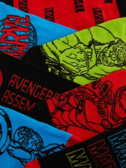 Pack De 7 Calcetines De Los Vengadores De Marvel