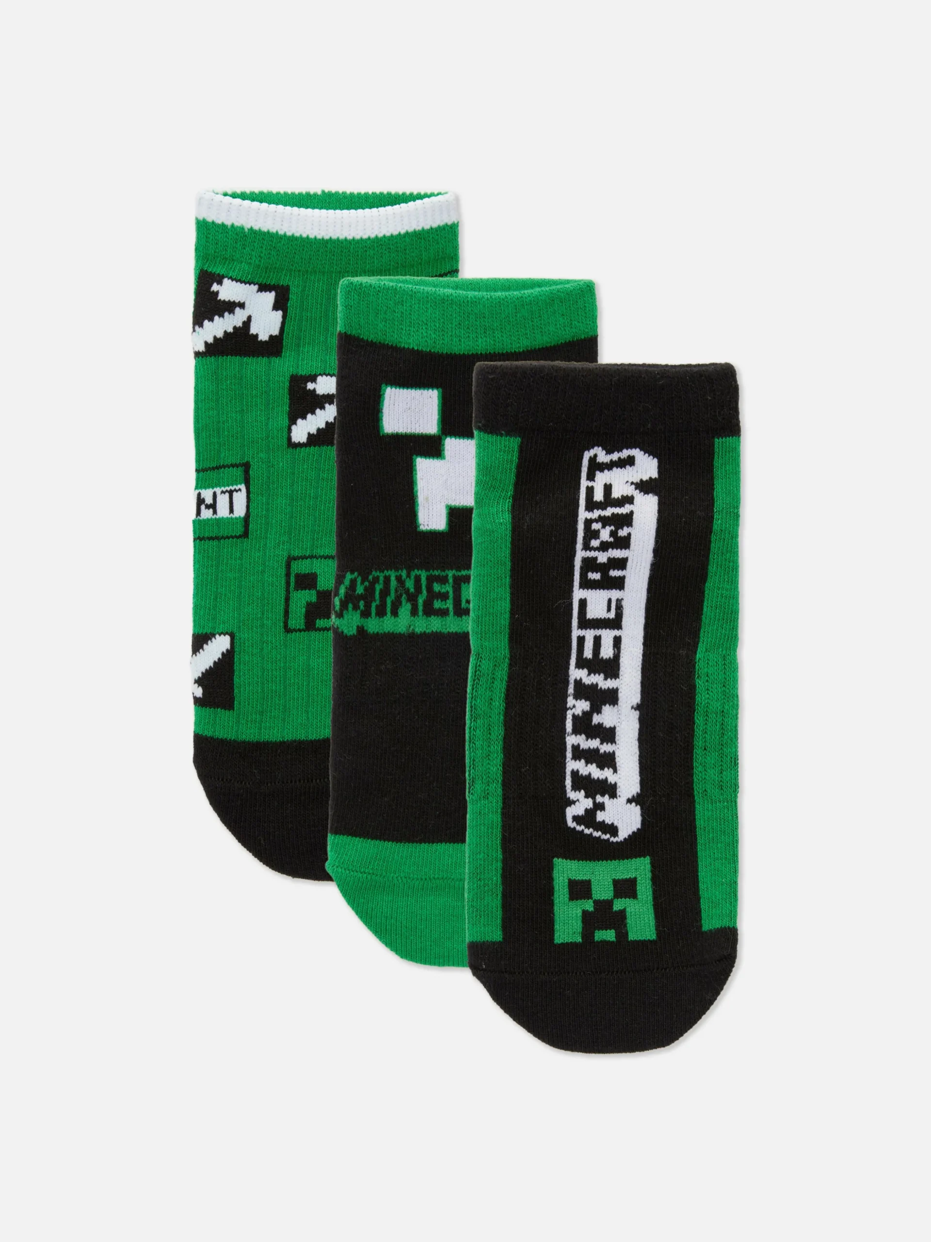 Pack De 3 Calcetines Deportivos De Minecraft