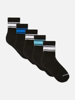 Pack De 5 Calcetines Deportivos A Rayas