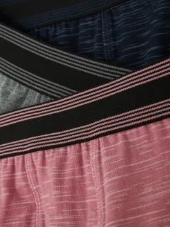 Pack De 3 Calzoncillos Bóxer De Algodón De Space Dye