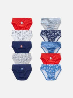 Pack De 10 Calzoncillos Con Motivos De Fútbol