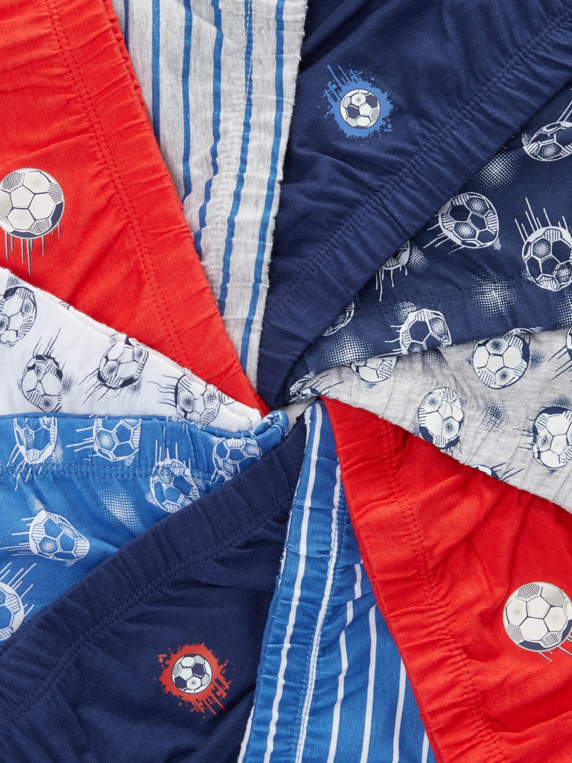 Pack De 10 Calzoncillos Con Motivos De Fútbol