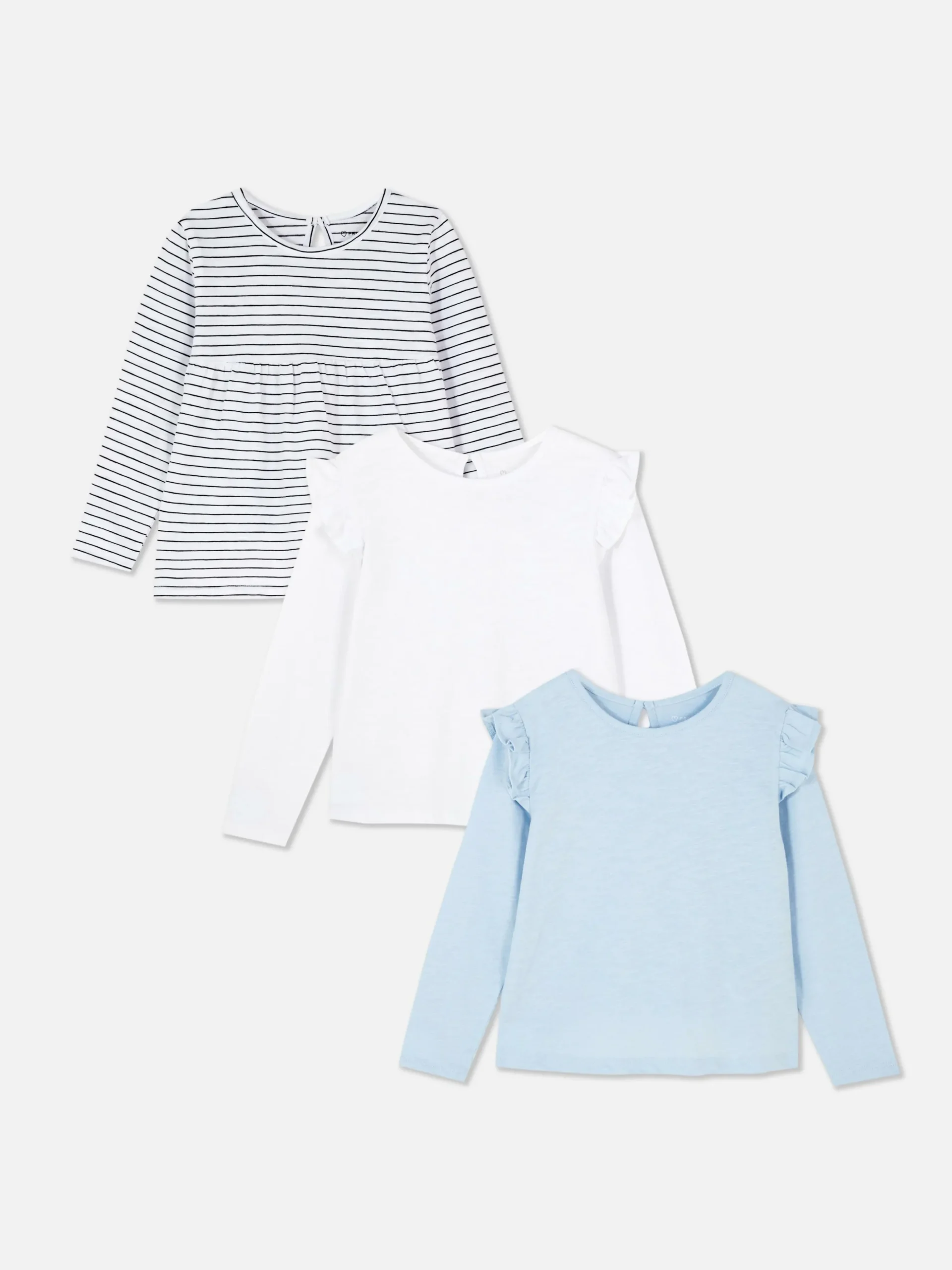 Pack De 3 Camisetas De Manga Larga