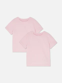 Pack De 2 Camisetas Escolares De Manga Corta