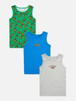 Pack De 3 Camisetas Sin Mangas De Las Tortugas Ninja