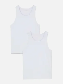 Pack De 2 Camisetas Sin Mangas En Mezcla De Modal