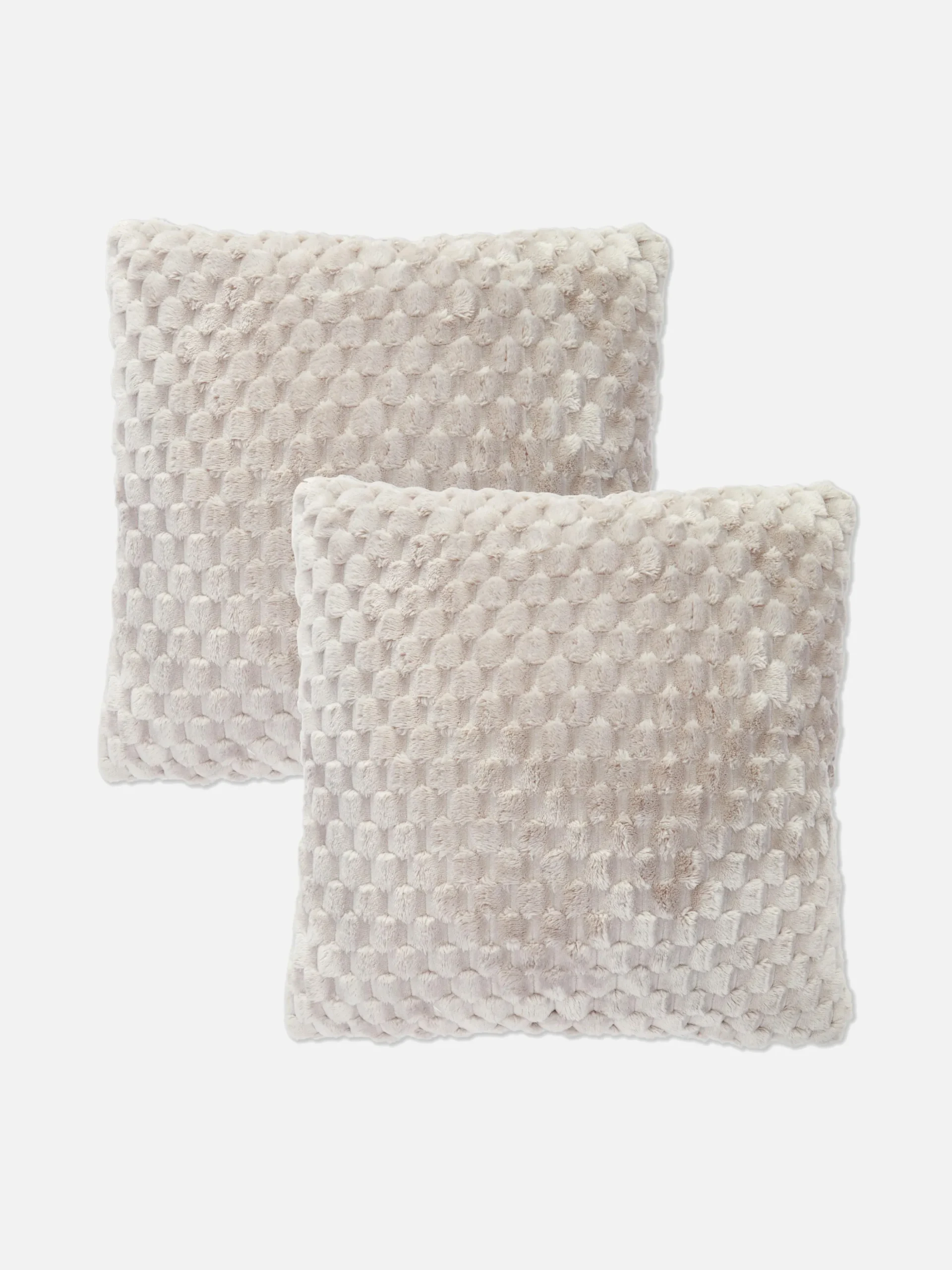 Pack De 2 Cojines Con Textura De Panal De Abejas