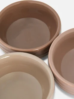 Pack De 3 Cuencos Pequeños Estriados