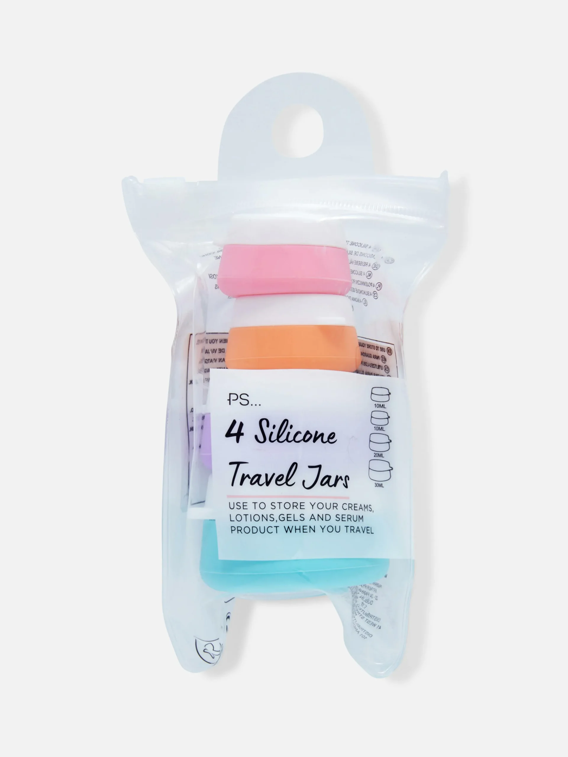 Pack De 4 Envases De Viaje De Silicona