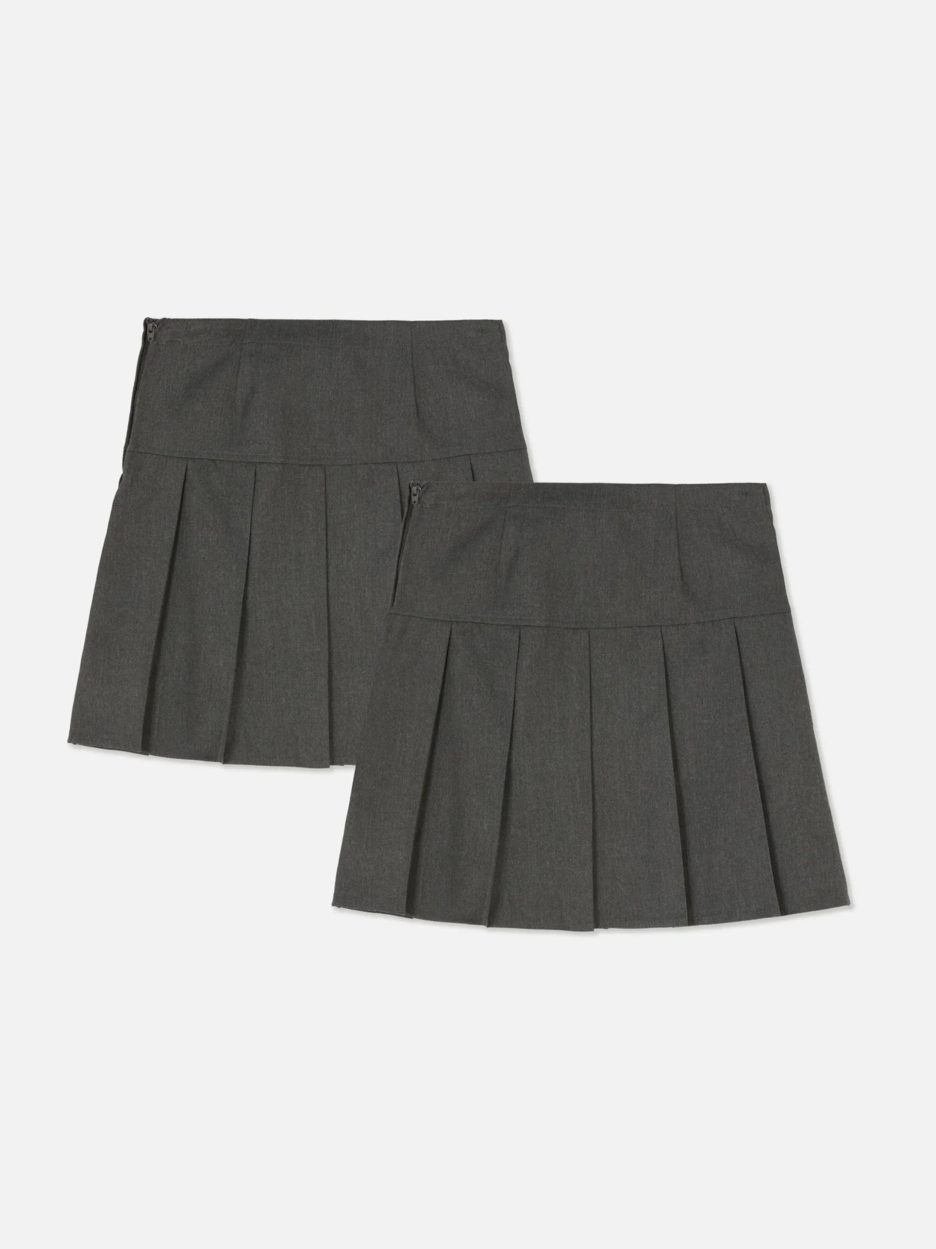 Pack De 2 Faldas Plisadas Escolares Para Niña Mayor