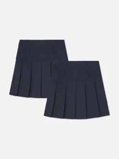 Pack De 2 Faldas Plisadas Escolares Para Niña Mayor