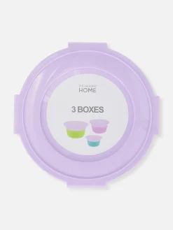 Pack De 3 Fiambreras Redondas