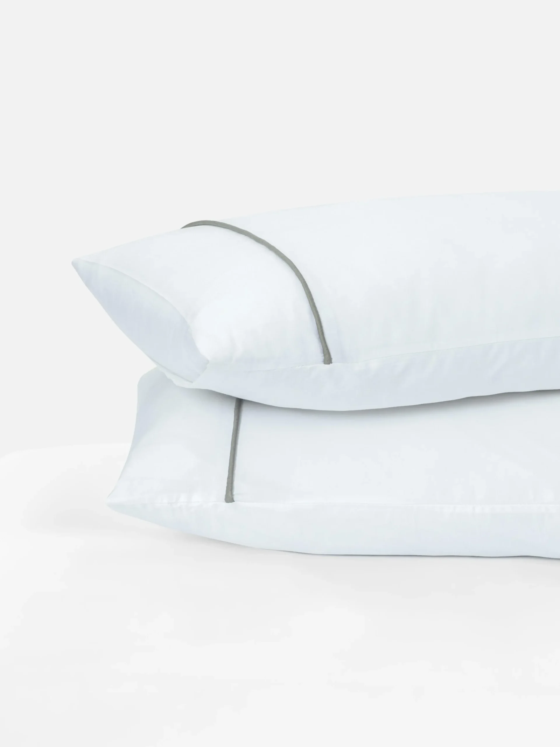 Pack De 2 Fundas De Almohada Con Ribete En Contraste