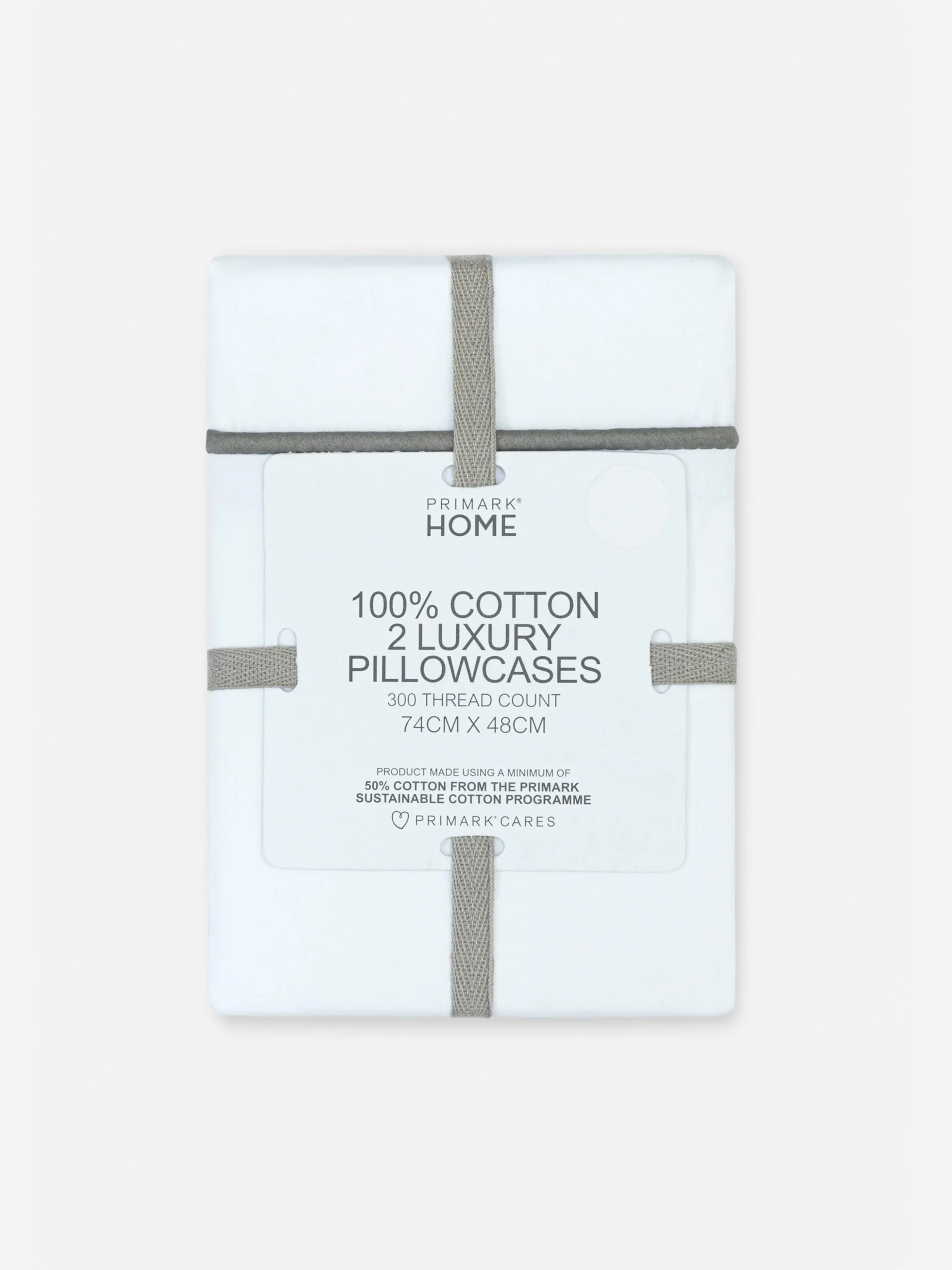 Pack De 2 Fundas De Almohada Con Ribete En Contraste