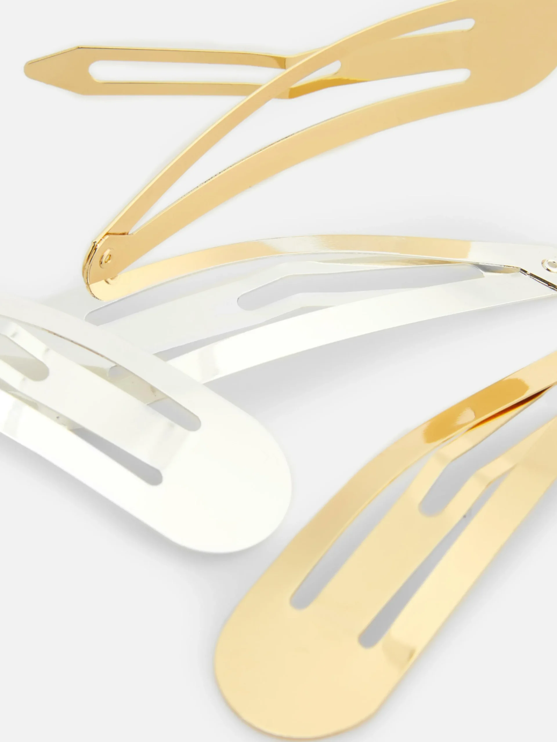 Pack De 4 Horquillas A Presión Metálicas