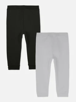 Pack De 2 Joggers Con Bajos Ajustados