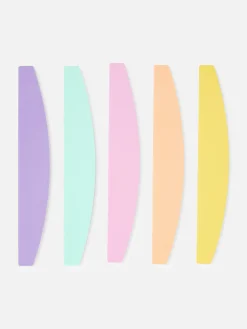 Pack De 5 Limas De Uñas Curvas De PS...