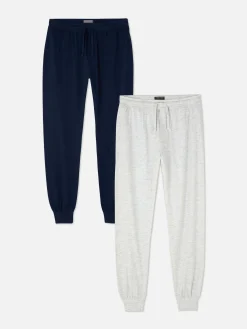 Pack De 2 Pantalones De Pijama De Punto