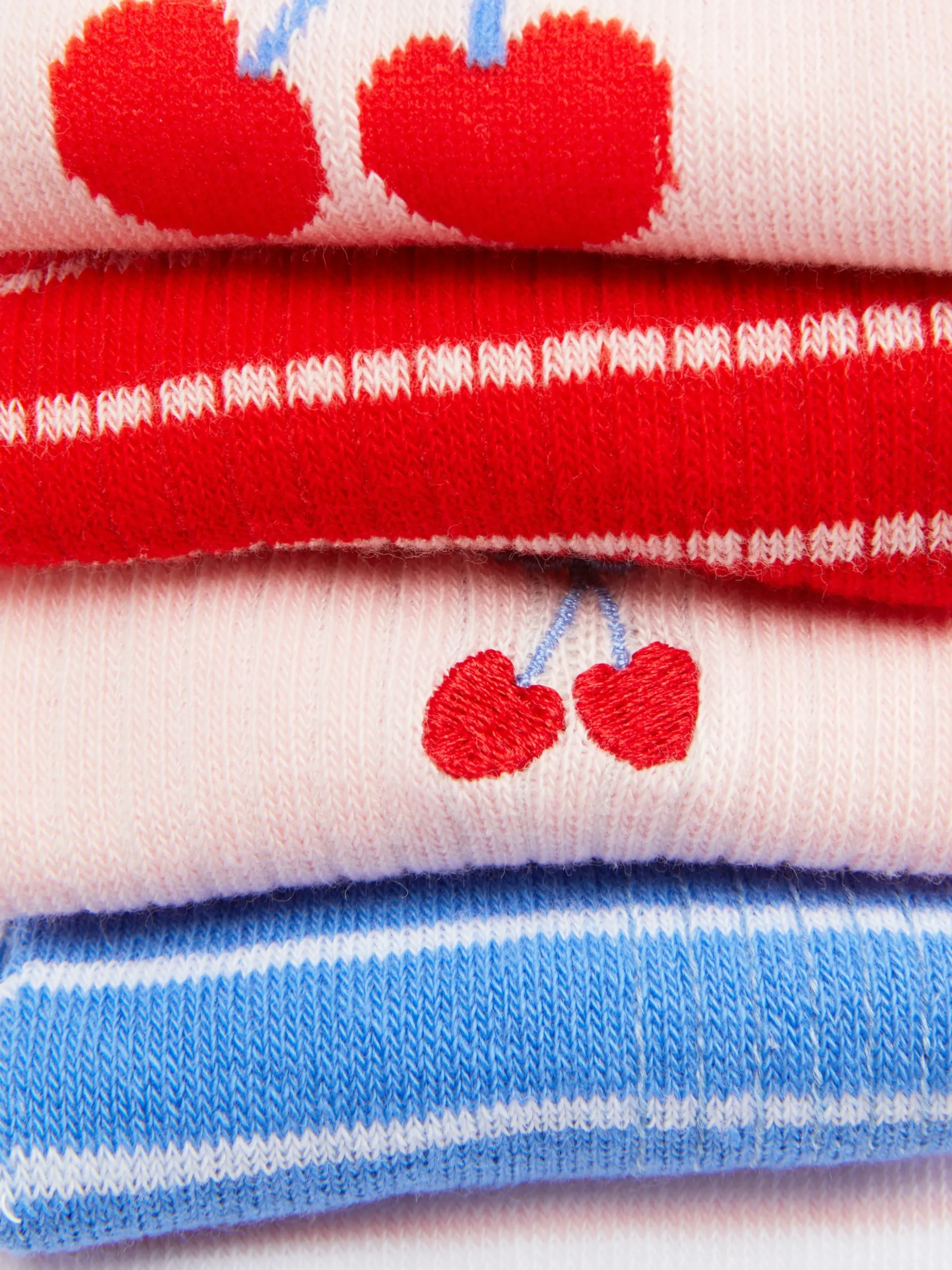 Pack De 5 Pares De Calcetines Bajos Con Cerezas