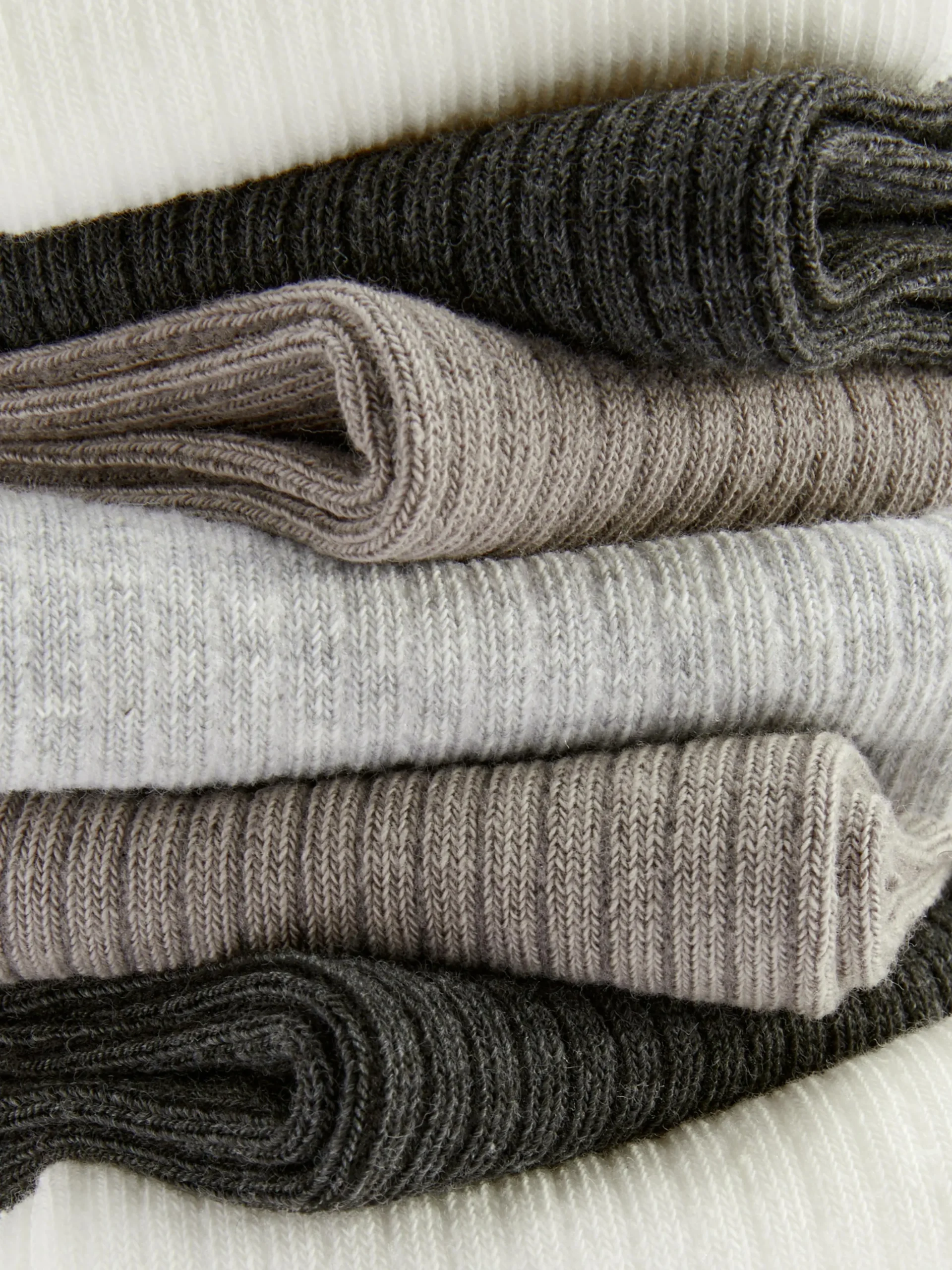 Pack De 7 Pares De Calcetines Deportivos Acanalados