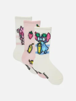 Pack De 3 Pares De Calcetines Altos De Disney