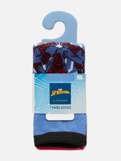 Pack De 7 Pares De Calcetines Tobilleros De Marvel