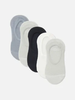 Pack De 5 Pares De Calcetines Invisibles Con Textura