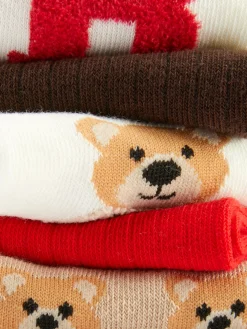 Pack De 5 Pares De Calcetines Con Gráficos De Osos
