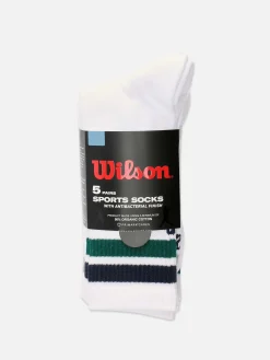 Pack De 5 Pares De Calcetines Deportivos Wilson