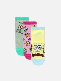 Pack De 3 Pares De Calcetines De Bob Esponja