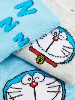Pack De 3 Pares De Calcetines Deportivos De Doraemon