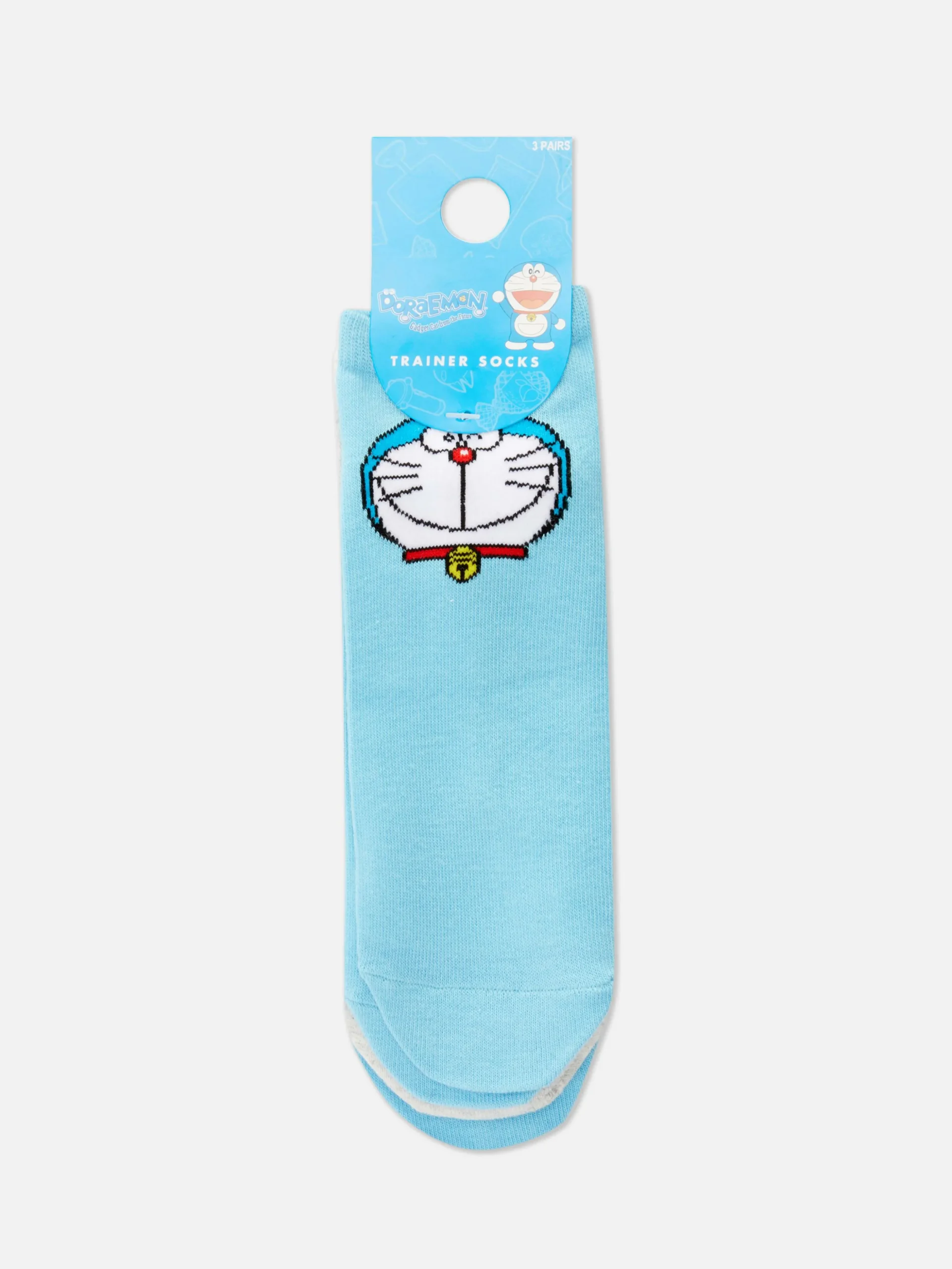 Pack De 3 Pares De Calcetines Deportivos De Doraemon