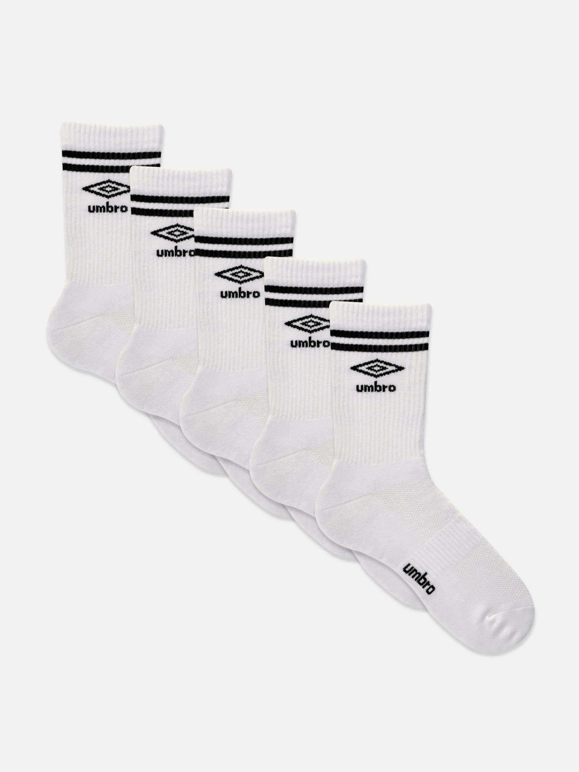 Pack De 5 Pares De Calcetines Deportivos Altos Umbro