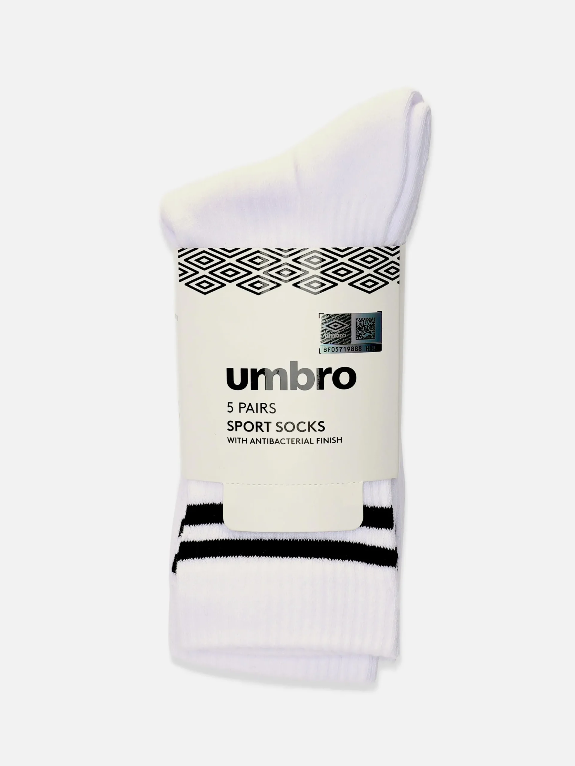 Pack De 5 Pares De Calcetines Deportivos Altos Umbro