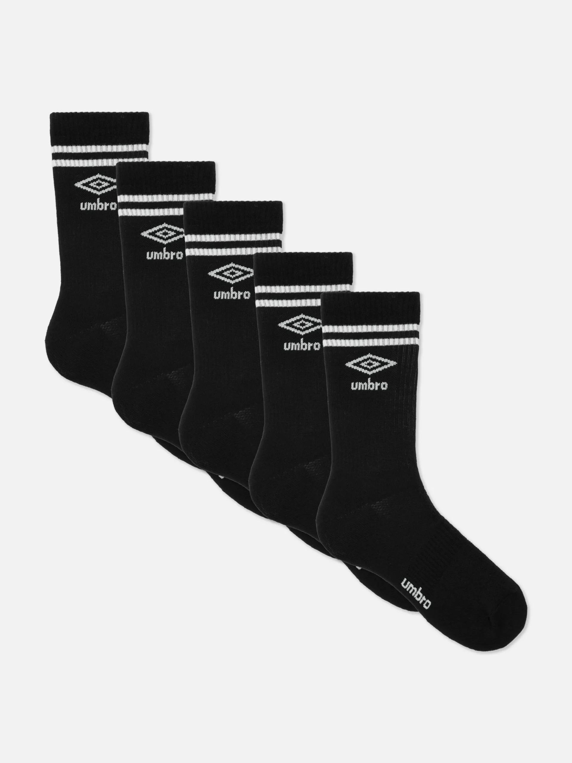 Pack De 5 Pares De Calcetines Deportivos Altos Umbro