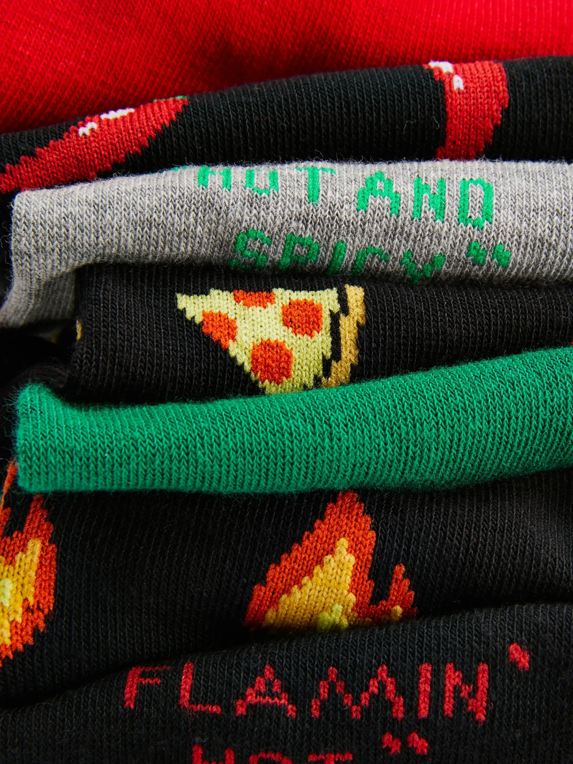 Pack De 7 Pares De Calcetines Sutidos