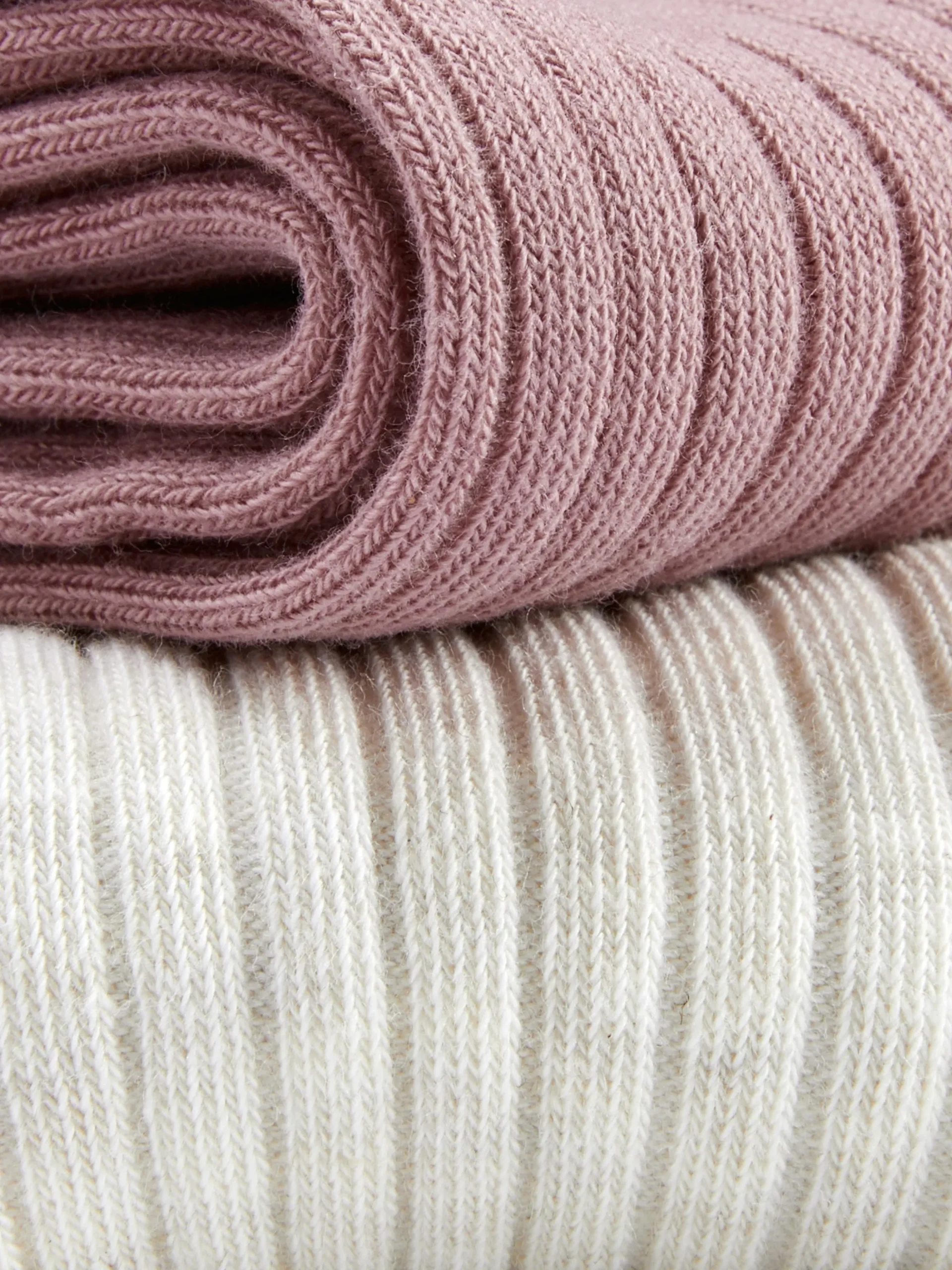 Pack De 2 Pares De Leotardos De Punto Acanalados