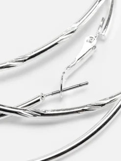 Pack De 2 Pares De Pendientes De Aro Grandes