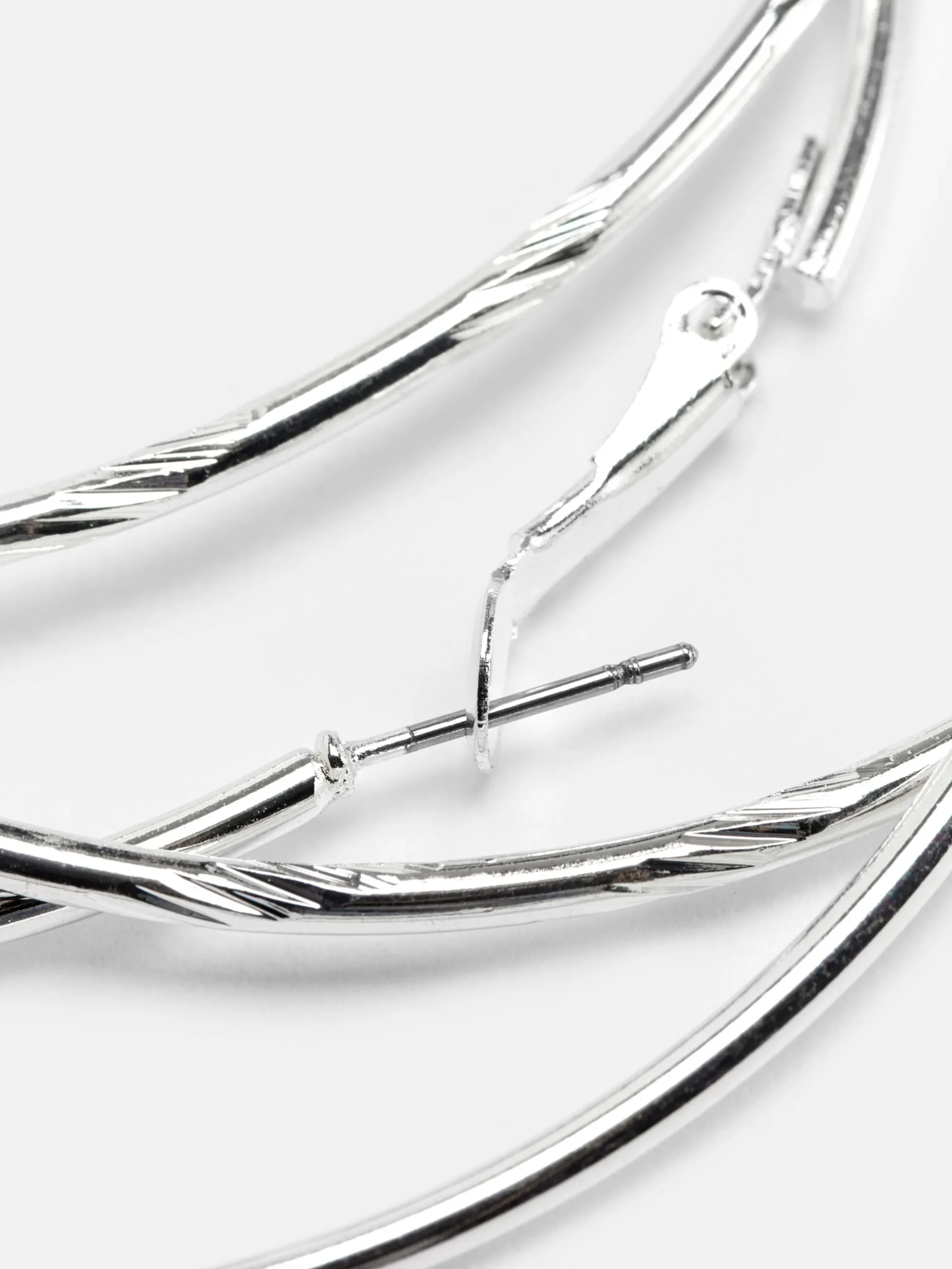 Pack De 2 Pares De Pendientes De Aro Grandes