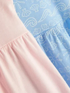 Pack De 2 Pares De Vestidos De Punto Sin Mangas