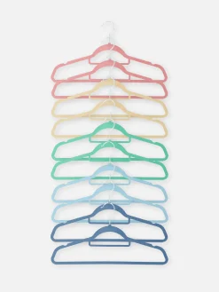 Pack De 10 Perchas Infantiles De Colores