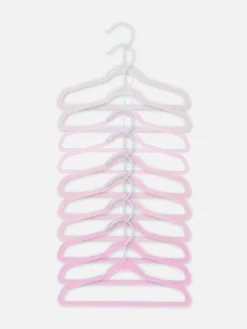 Pack De 10 Perchas Para Ropa De Bebé