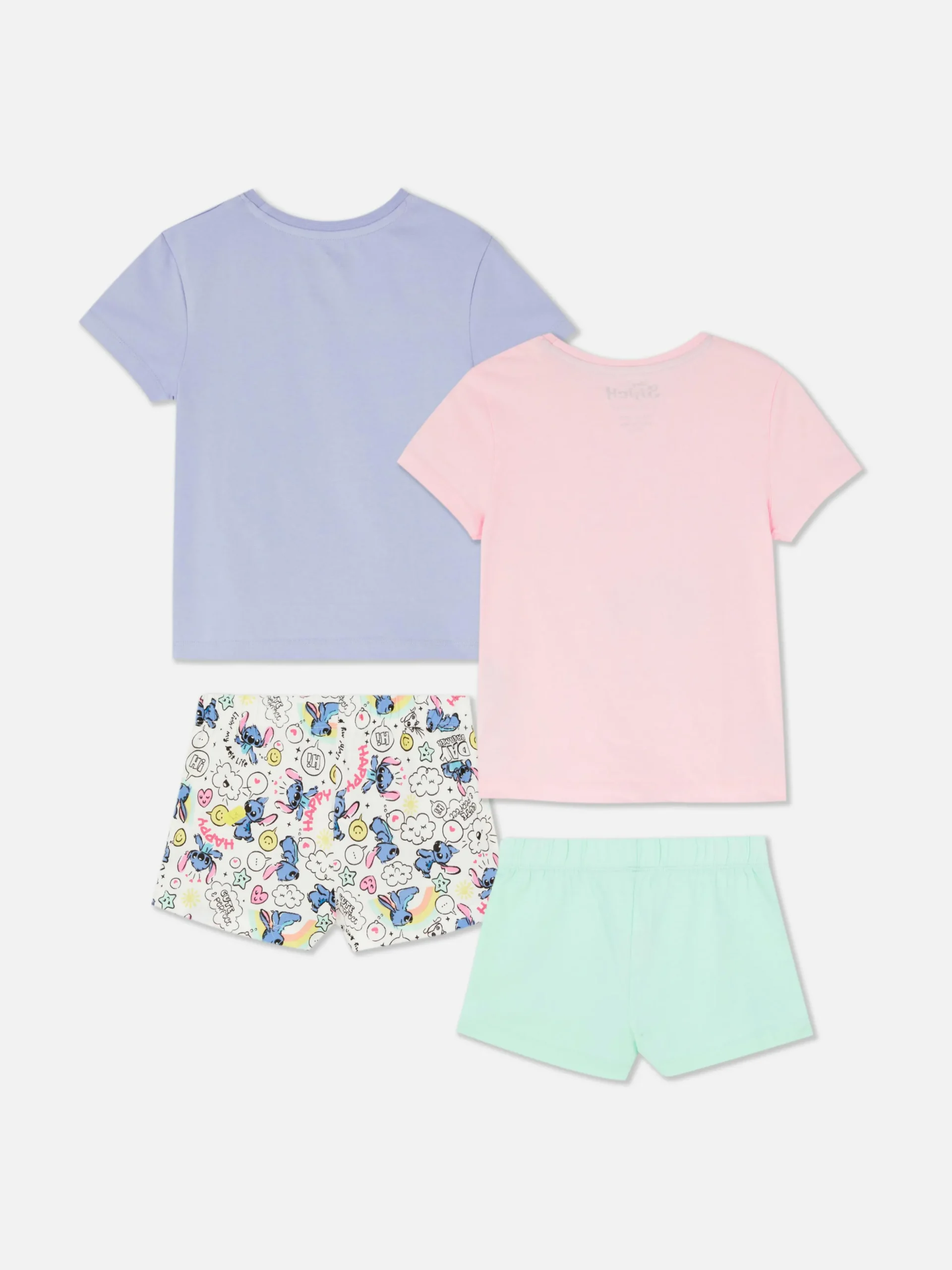 Pack De 2 Pijamas Cortos De Lilo Y Stitch De Disney