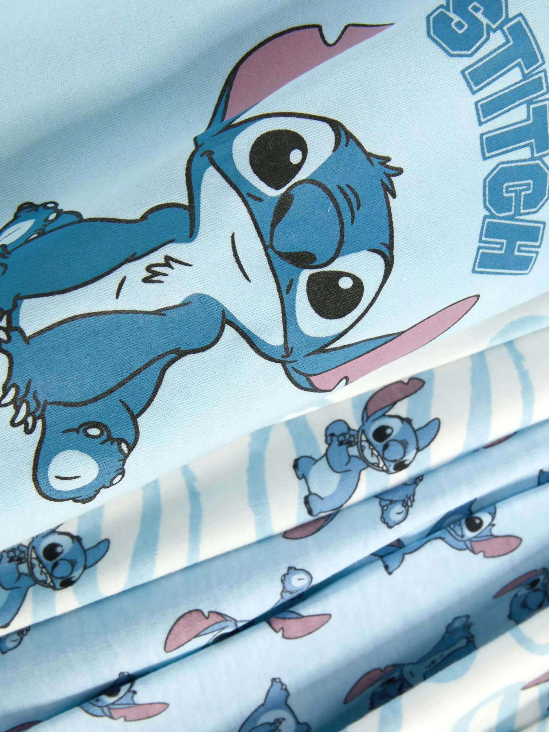 Pack De 2 Pijamas De Manga Larga De Stitch De Disney