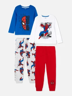Pack De 2 Pijamas Gráficos De Spider-Man De Marvel