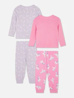 Pack De 2 Pijamas Largos De Diseño Variado