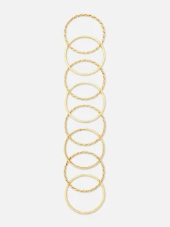 Pack De 8 Pulseras De Diferentes Texturas